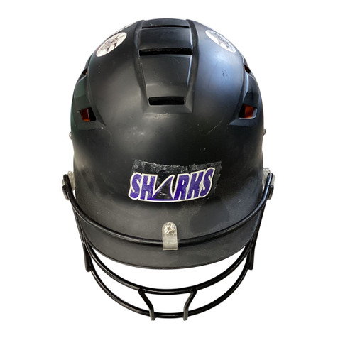 Vist Large View of Product Image Which is Used Schutt HELMET Batting Helmet w/Mask Black MD