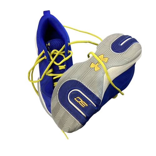 Vist Large View of Product Image Which is Used Basketball Shoes Y Navy Blue Junior 05