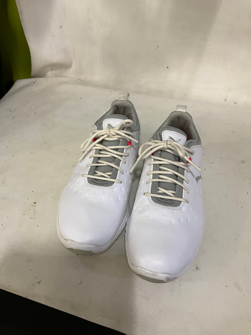 Vist Large View of Product Image Which is Used Puma Mens Golf Shoes White Senior 7