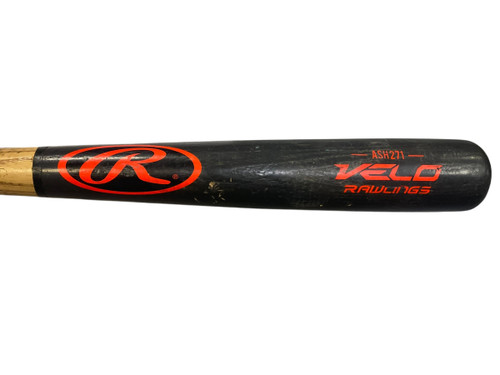 Vist Large View of Product Image Which is Used Rawlings VELO ASH271 BB/SB Wood Bat 32"