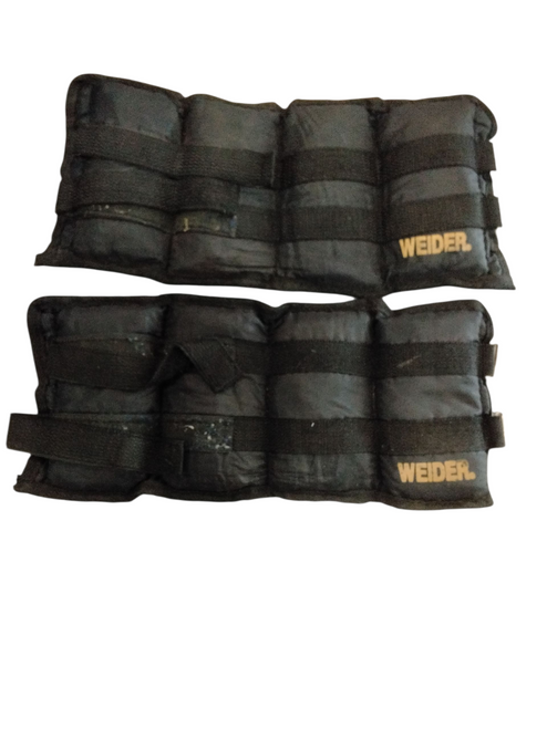 Vist Large View of Product Image Which is Used Weider Ankle Weights Black 10 lb