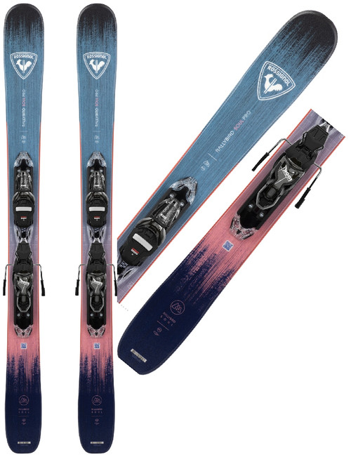 Vist Large View of Product Image Which is New ROSSIGNOL 26 RALLYBIRD SOUL PRO + LOOK XPRESS 10 150cm