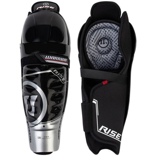 Vist Large View of Product Image Which is New Warrior Rise Yth Shin Guard Blk