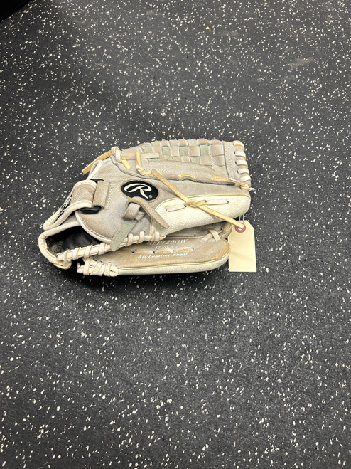 Vist Large View of Product Image Which is Used Rawlings HFP120GW BB/SB Glove RH Throw Beige 12"