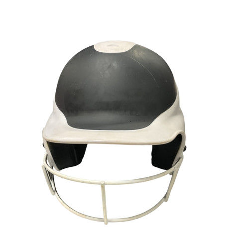Vist Large View of Product Image Which is Used RIP-IT BLACK/WHT HELMET Batting Helmet w/Mask Black And White MD
