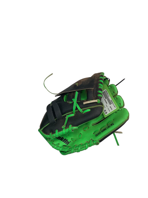Vist Large View of Product Image Which is Used Franklin INFERNO BB/SB Glove RH Throw Black And Neon Green 9"