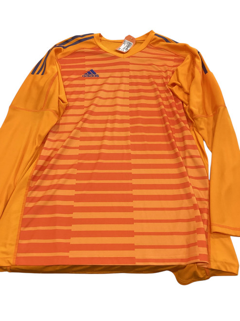 Vist Large View of Product Image Which is Used Adidas GOALIE JERSEY Soccer Top Adt Orange XL