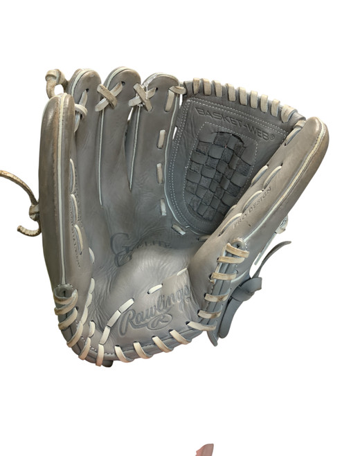 Vist Large View of Product Image Which is Used Rawlings GG ELITE 12.5 IN SB GREY BB/SB Glove LH Throw Grey 12 1/2"