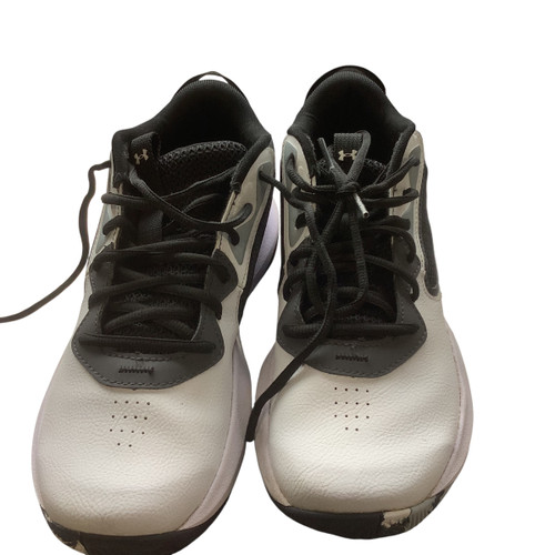 Vist Large View of Product Image Which is Used Under Armour Basketball Shoes M White Senior 6.5