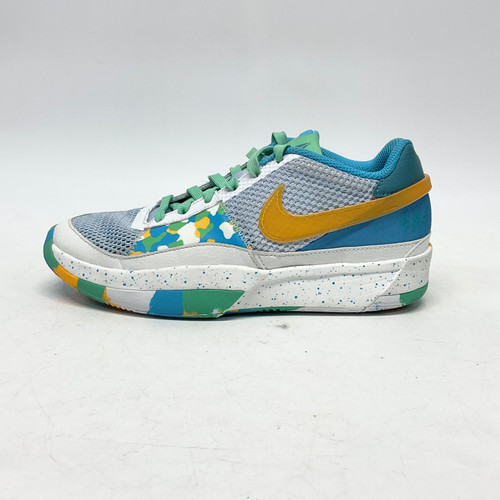 Vist Large View of Product Image Which is Used Nike JA 1 Basketball Shoes Y White And Royal Blue Junior 05