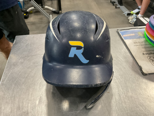 Vist Large View of Product Image Which is Used Easton ELITE X Catchers Helmet w/Mask Navy Blue SM