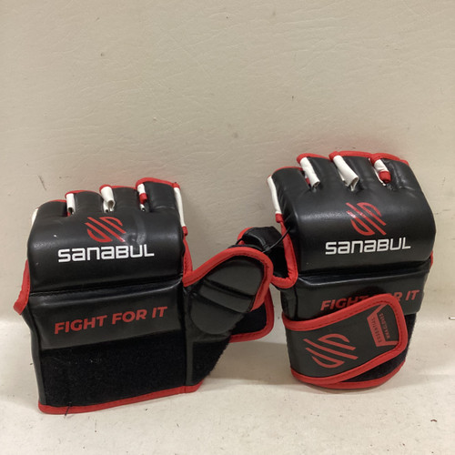 Vist Large View of Product Image Which is Used Sanabul MMA Gloves Black S/M