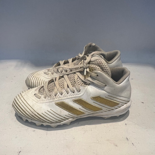 Vist Large View of Product Image Which is Used Adidas Jr FB Cleats White Junior 06