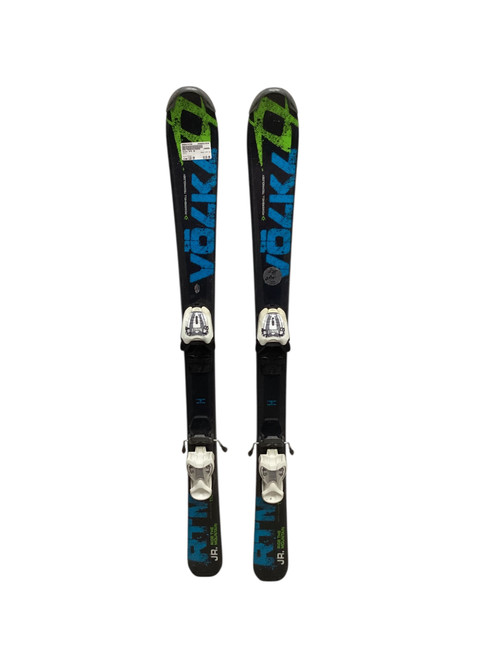 Vist Large View of Product Image Which is Used Volkl RTM JR Boys DH Ski/Binding Black 110 cm