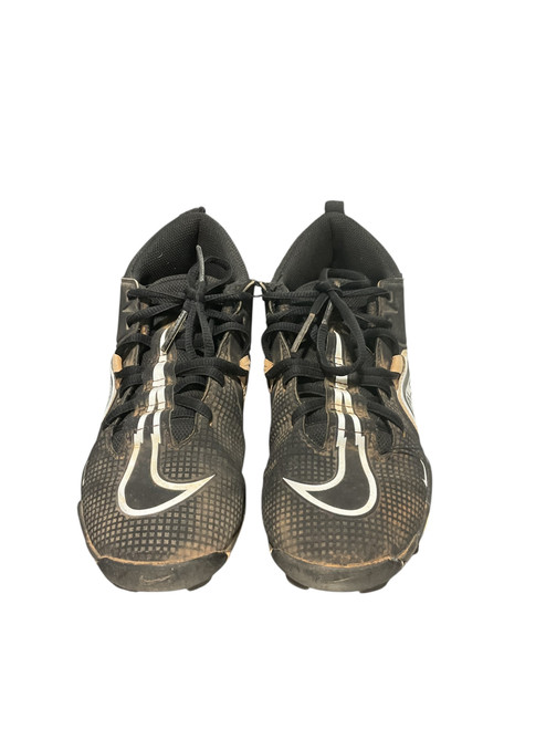 Vist Large View of Product Image Which is Used Nike ALPHA BB/SB Cleats Black Junior 03.5