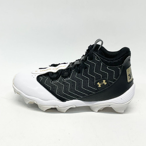 Vist Large View of Product Image Which is Used Under Armour HARPER 9 RM BB/SB Cleats Black Junior 02.5