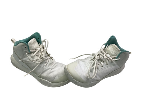 Vist Large View of Product Image Which is Used Basketball Shoes W White Senior 9.5