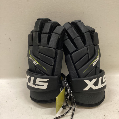Vist Large View of Product Image Which is Used STX STALLION 200 Lacrosse Gloves Junior Black MD