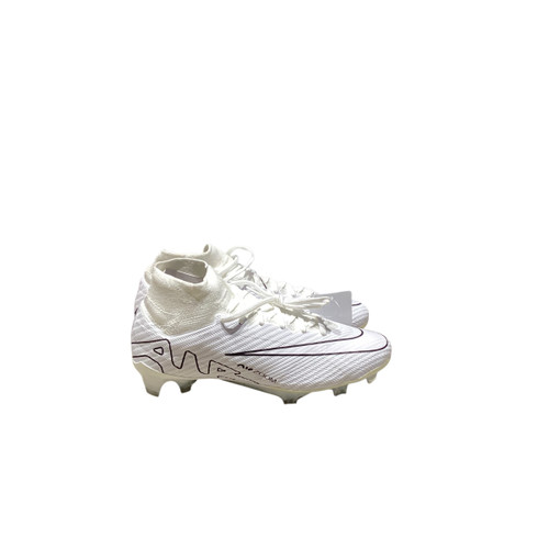 Vist Large View of Product Image Which is Used Nike Soccer Cleats White Senior 6