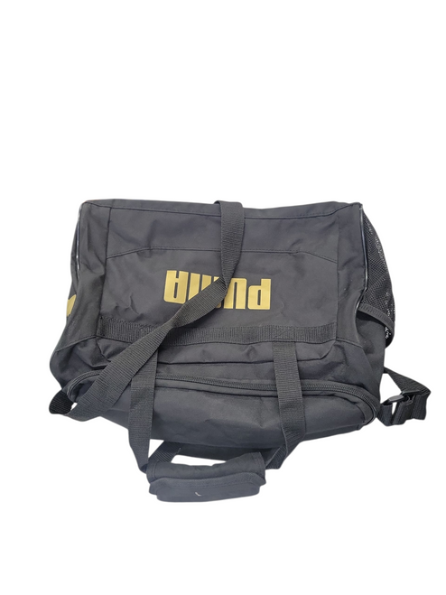 Vist Large View of Product Image Which is Used Puma Soccer Player Duffel Bag Black