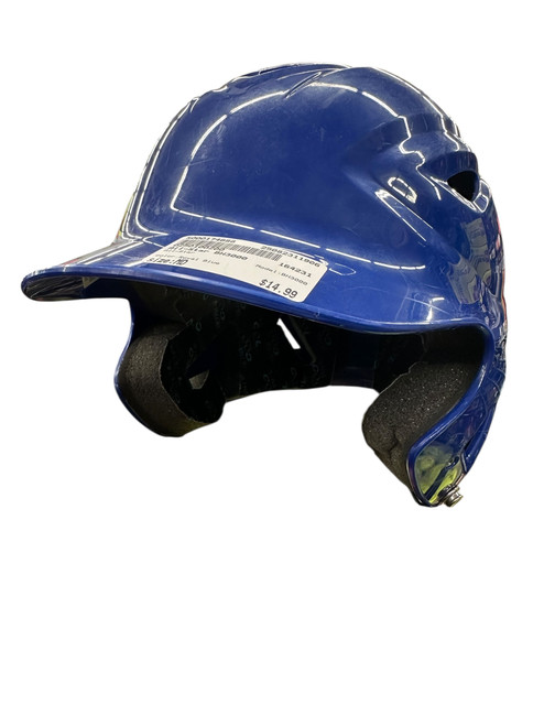 Vist Large View of Product Image Which is Used All-Star BH3000 Batting Helmet No Mask Royal Blue MD
