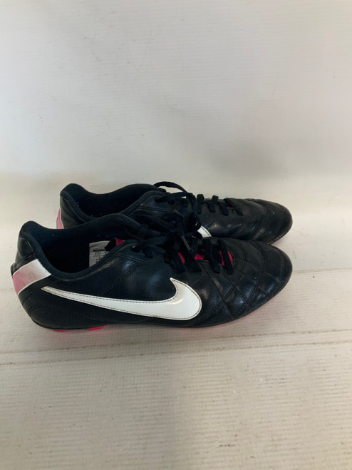 Vist Large View of Product Image Which is Used Nike BLACK/PINK Soccer Cleats Black Senior 5.5