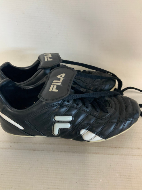 Vist Large View of Product Image Which is Used Fila Soccer Cleats Black Junior 04.5