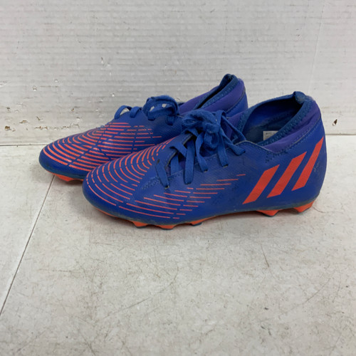 Vist Large View of Product Image Which is Used Adidas PREDATOR Soccer Indoor Shoes Royal Blue Junior 03