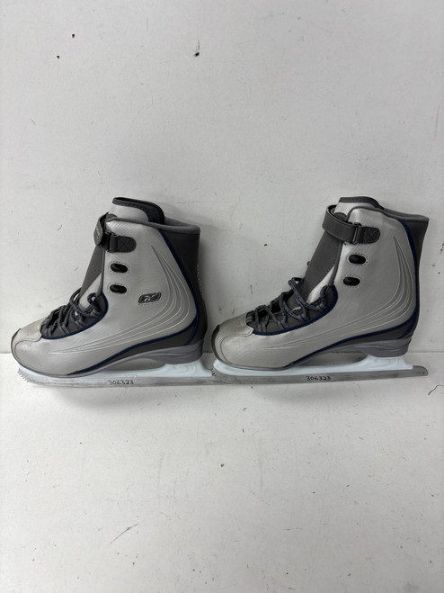 Vist Large View of Product Image Which is Used Reebok SOFT BOOT WomensFigure Skate Grey Senior 10
