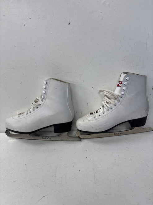 Vist Large View of Product Image Which is Used Hespeler FIG WomensFigure Skate White Senior 9