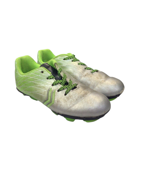 Vist Large View of Product Image Which is Used Soccer Cleats Grey Youth 11.0