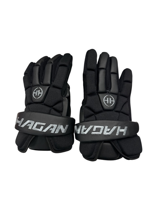 Vist Large View of Product Image Which is Used LACROSSE GLOVES Lacrosse Gloves Junior Black 10 1/2"