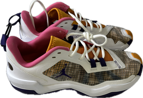 Vist Large View of Product Image Which is Used Jordan Basketball Shoes M White Senior 10