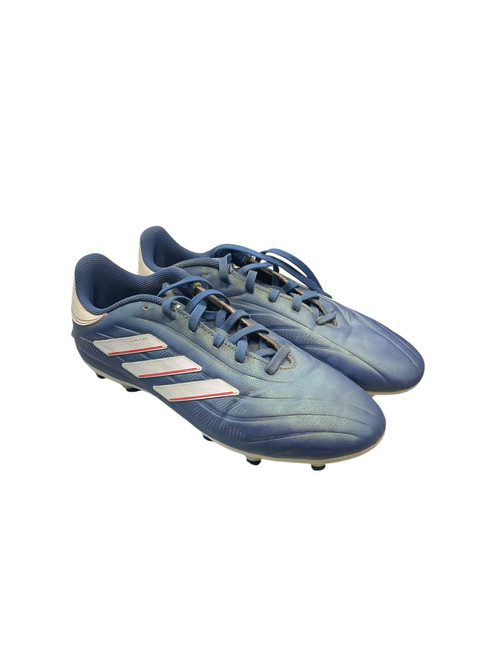 Vist Large View of Product Image Which is Used Adidas Soccer Cleats Royal Blue Senior 6