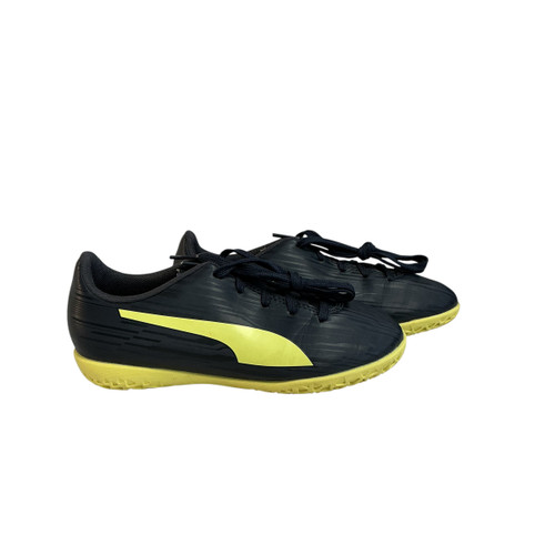 Vist Large View of Product Image Which is Used Puma Soccer Indoor Shoes Black Youth 12.5