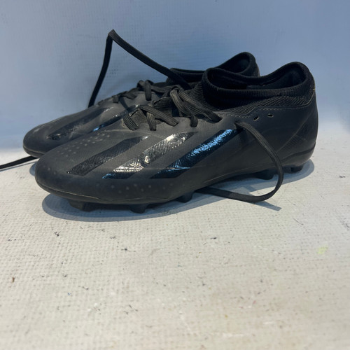 Vist Large View of Product Image Which is Used Adidas Soccer Cleats Black Junior 04.5