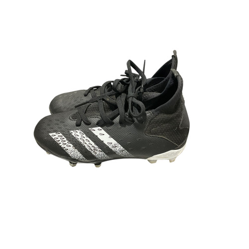 Vist Large View of Product Image Which is Used Adidas Soccer Cleats Black Youth 12.0