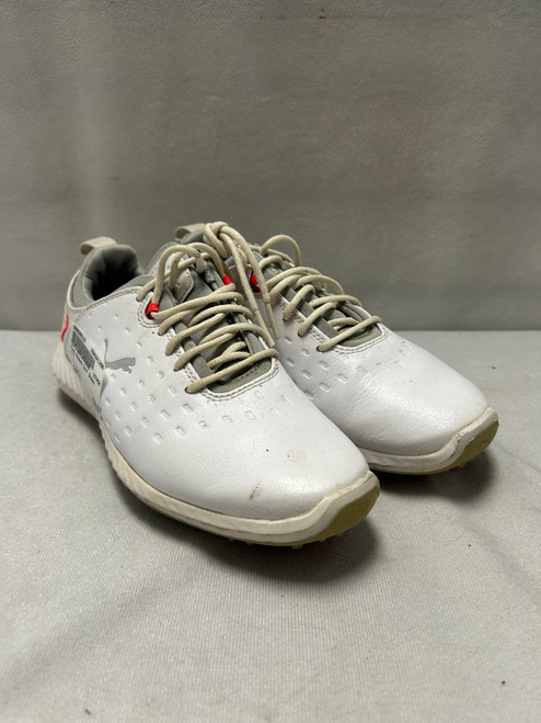 Vist Large View of Product Image Which is Used Puma Womens Golf Shoes White Senior 6