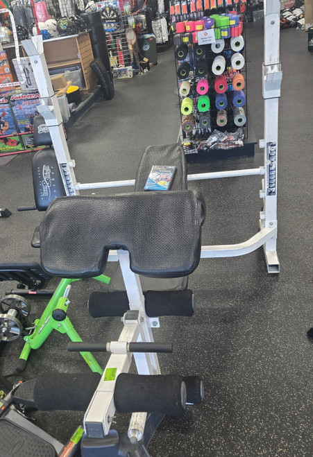 Vist Large View of Product Image Which is Used Powerhouse 1900 Weight Bench & Rack