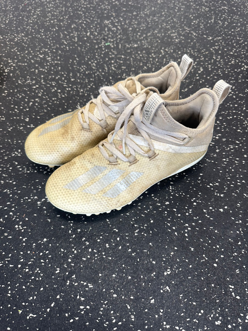 Vist Large View of Product Image Which is Used Adidas LAX Cleats Mens White Senior 4