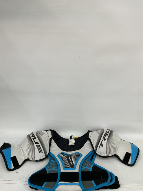 Vist Large View of Product Image Which is Used True AX9 Youth Shoulder Pads SM