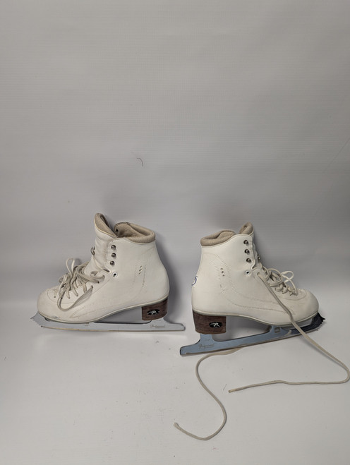 Vist Large View of Product Image Which is Used Riedell VEGA FIGURE SKATES WomensFigure Skate White Senior 7