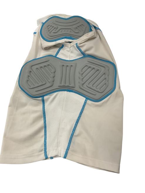 Vist Large View of Product Image Which is Used Champro PADDED SHIRT FB Top Youth White MD