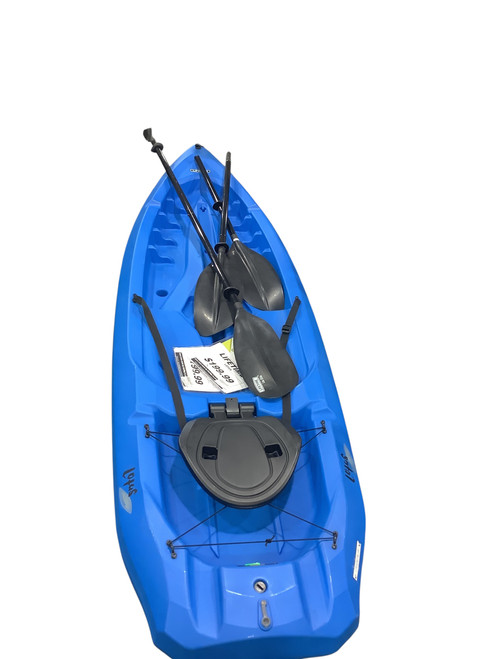 Vist Large View of Product Image Which is Used Lifetime LOTUS Kayak Royal Blue 8Ft