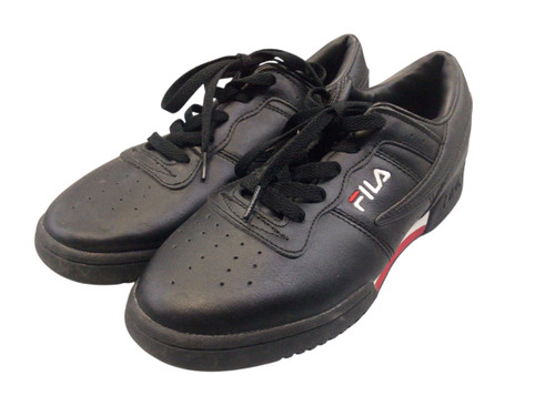 Vist Large View of Product Image Which is Used Fila Soccer Indoor Shoes Black Senior 5.5