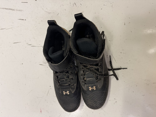 Vist Large View of Product Image Which is Used Under Armour BRYCE HARPER BB/SB Cleats Black Senior 10