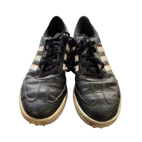 Vist Large View of Product Image Which is Used Adidas Mens Golf Shoes Black Senior 5.5