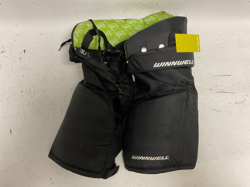 Vist Large View of Product Image Which is Used WinnWell AMP 500 Junior Pant Black And Neon Green MD