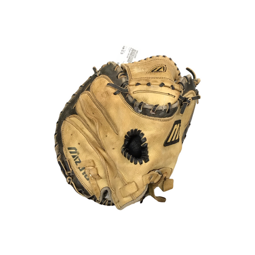Vist Large View of Product Image Which is Used Mizuno GXC100 BB/SB Catchers RH Throw Brown 32"