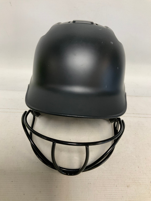 Vist Large View of Product Image Which is Used Adidas BLACK Batting Helmet w/Mask Black One Size